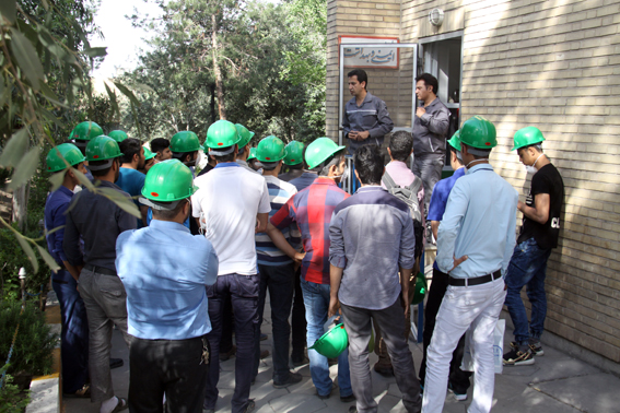 بازدید دانشجویان جهاددانشگاهی سمنان از شرکت فروسیلیس ایران