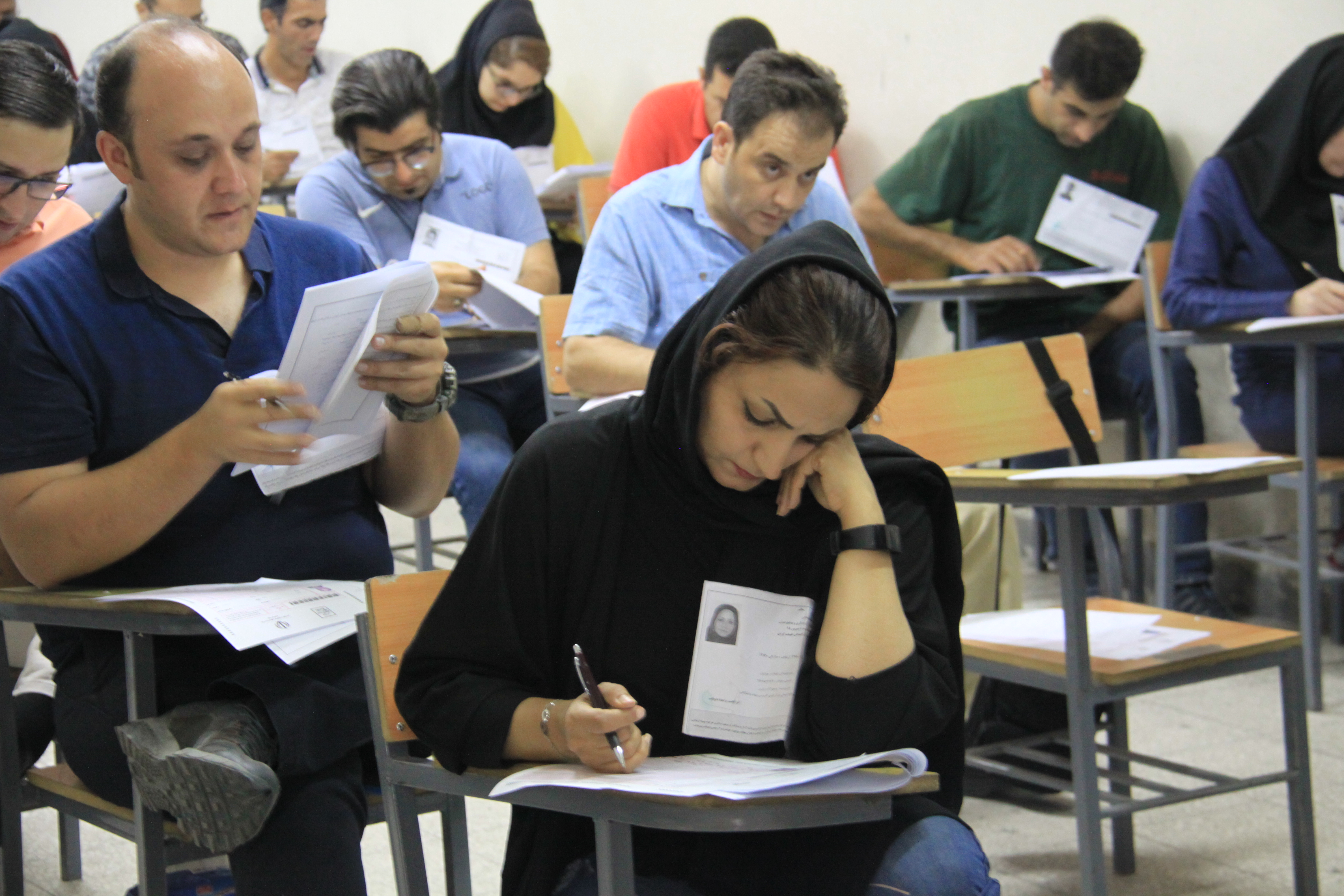 گزارش تصویری برگزاری آزمون جامع هماهنگ دوره‌های کوتاه‌مدت گردشگری - جهاددانشگاهی استان سمنان