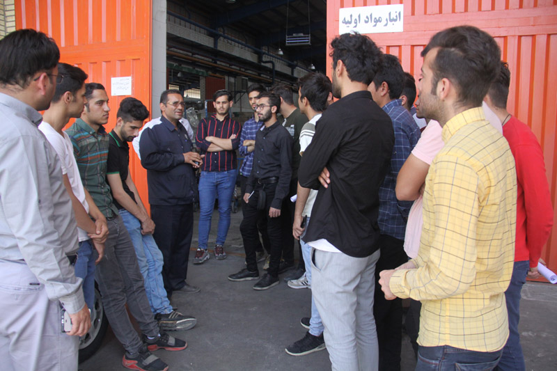 بازدید دانشجویان سمنانی از شرکت زرین تدبیر سلولز(شرکت بیتا)