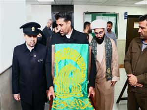 حضور  کاروان «زیر سایه خورشید» متشکل از خادمان حرم حضرت مطهر رضوی 