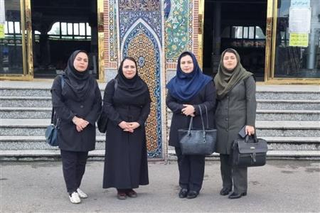 ادای احترام اعضای سازمان دانشجویان جهاددانشگاهی استان‌گیلان  به شهدای دانشجو